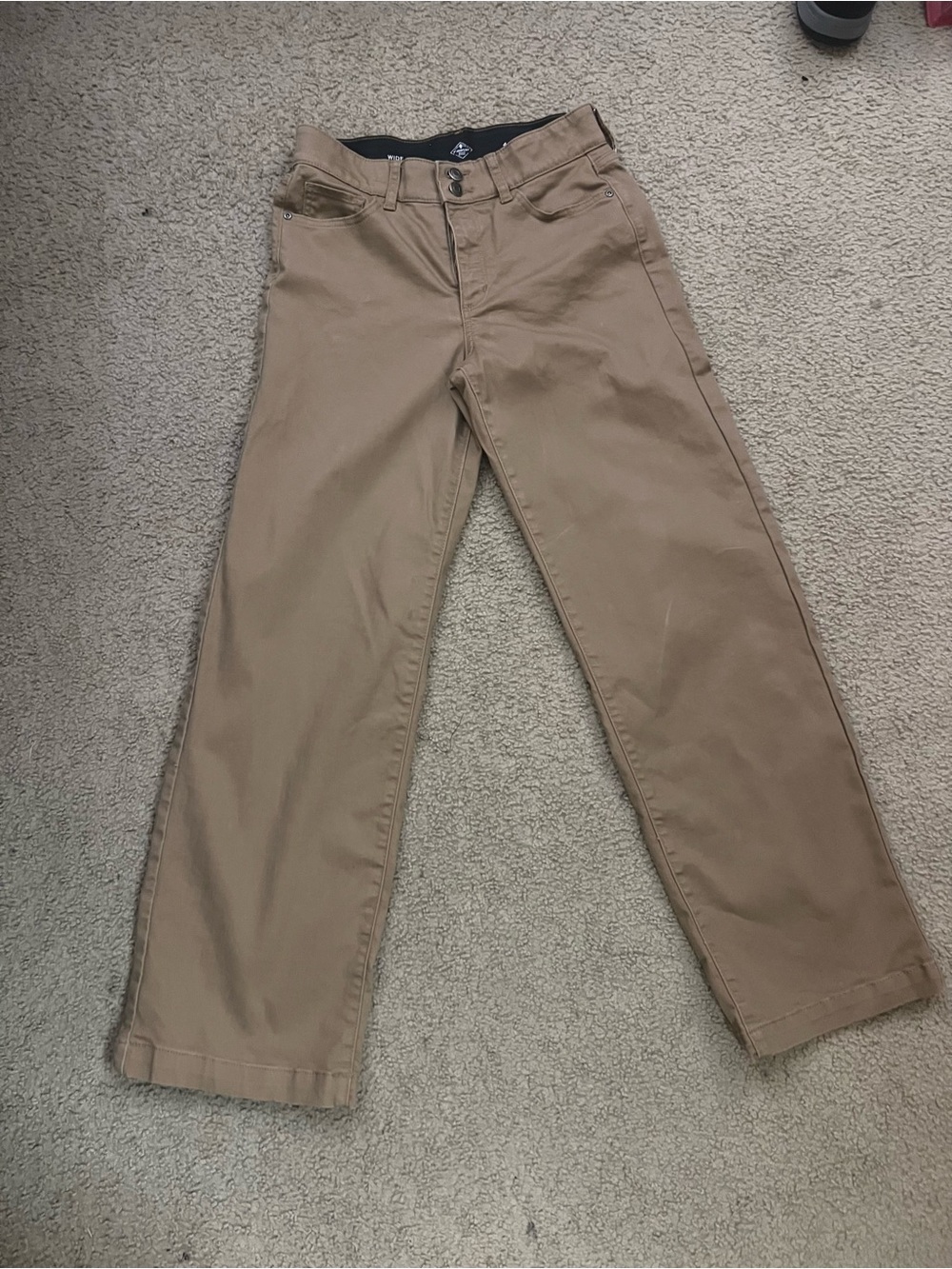 St. John's Bay Tan Straight-Leg Chinos